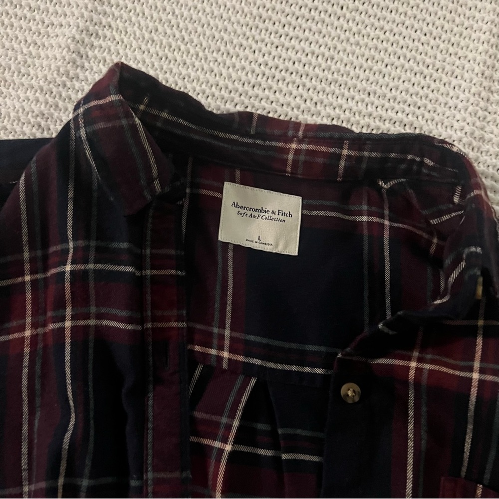 Abercrombie & Fitch Button Down Flannel - Picture 2 of 7